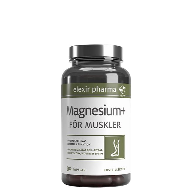 Magnesium+ För muskler 90 kapslar Magnesium+ För muskler 90 kapslar