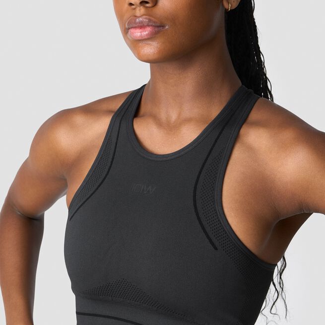 ICIW Endurance Seamless Sports Bra, Dark Grey Endurance Seamless Sport-BH Grå