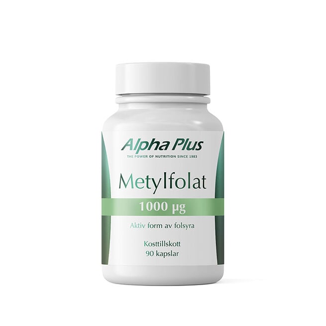 Metylfolat 1000 µg 90 kapslar Metylfolat 1000 µg 90 kapslar