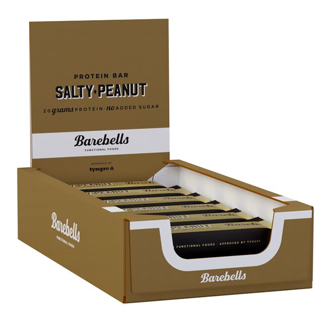 12 x Barebells Protein Bar, 55 g, Salty Peanut  12 x Barebells Proteinbar 55 g Salty Peanut