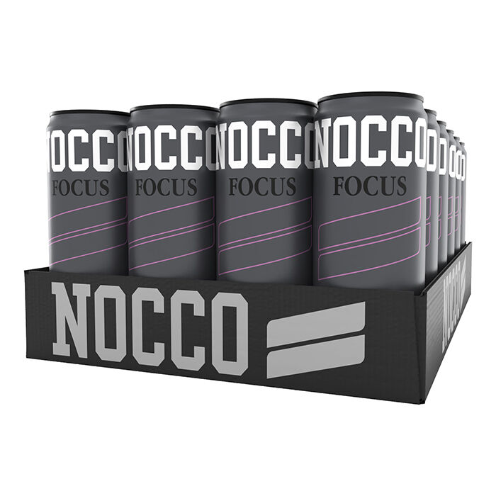 24 x NOCCO FOCUS, 330 ml, Passionite 2 kr pant Passionite