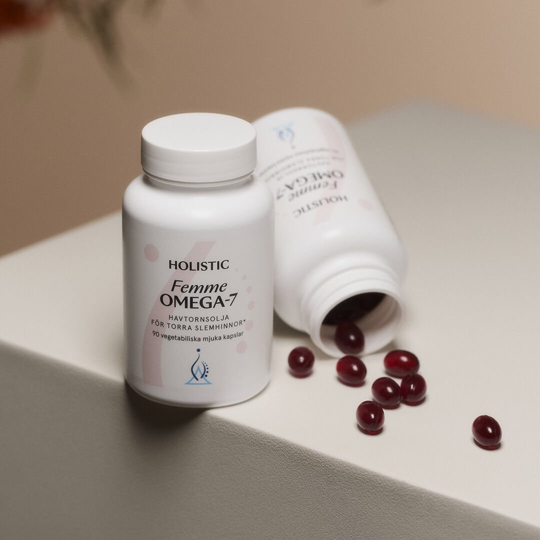 Femme Omega-7 havtornsolja 90 vegetabiliska kapslar