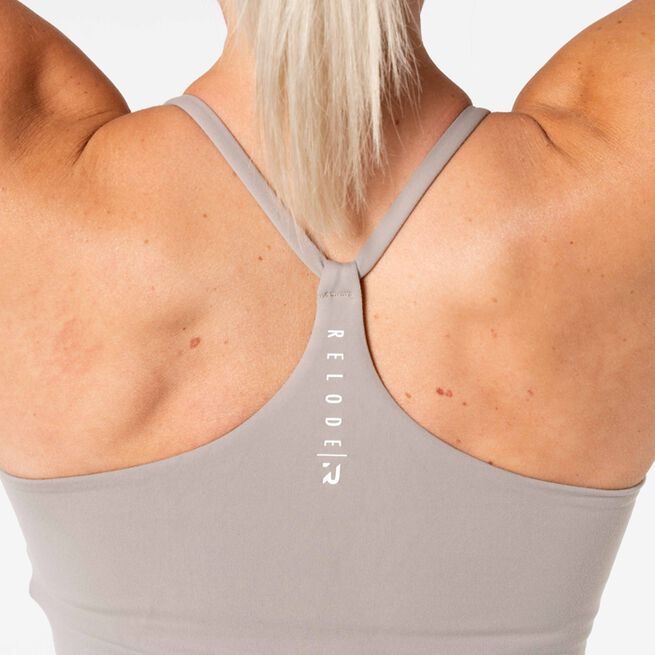 Relode Core Singlet Top, Beige Relode Core Singlet Top, Beige