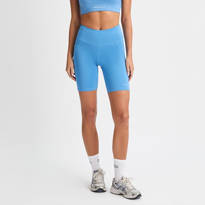 Flattering High Waist Bike Tights, Pacific Coast, XS  Cykelshorts Blå