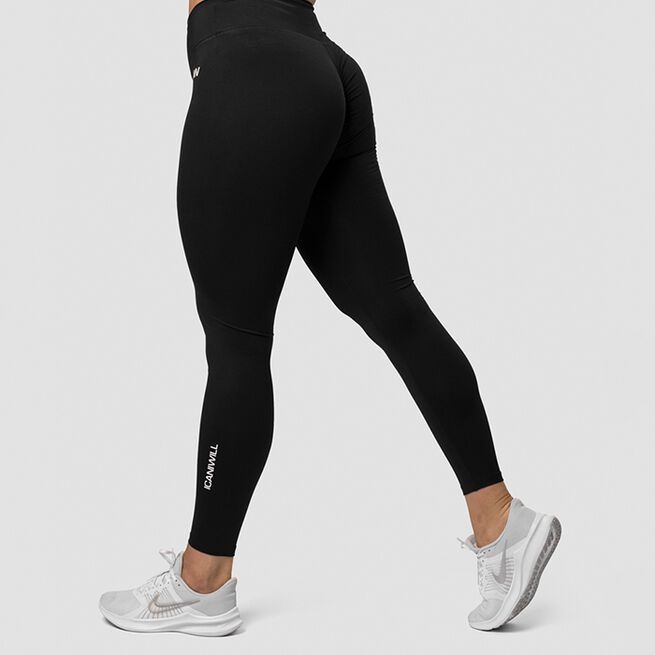 Scrunch Tights, Black, L  Scrunch Tights, Black