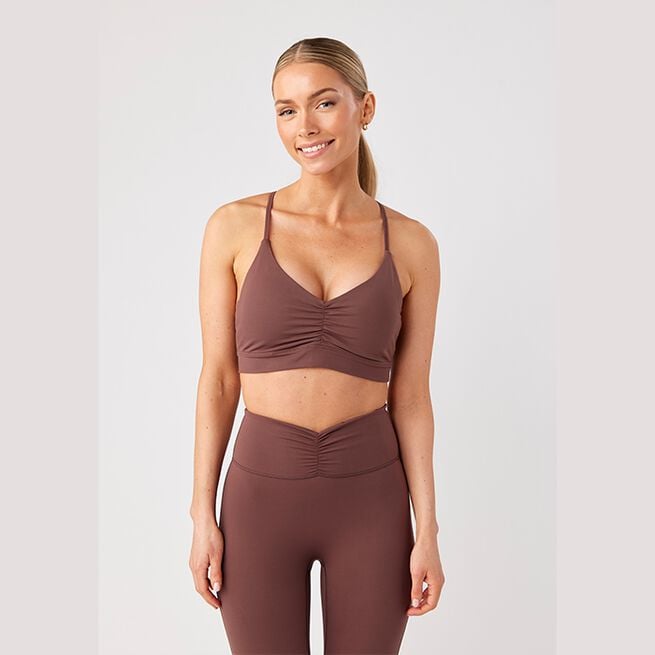Ultimate Ruched Bra, Intense Rust, XS  Ultimate Sport-bh Rost