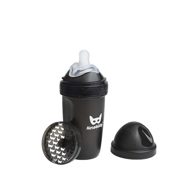 Baby Bottle 240ml/8,5oz LT Black Nappflaska 240 ml Svart