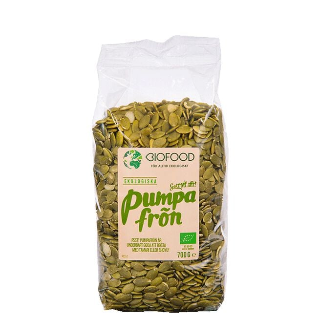 Pumpafrön, 700 g Biofood Pumpafrön 750 g
