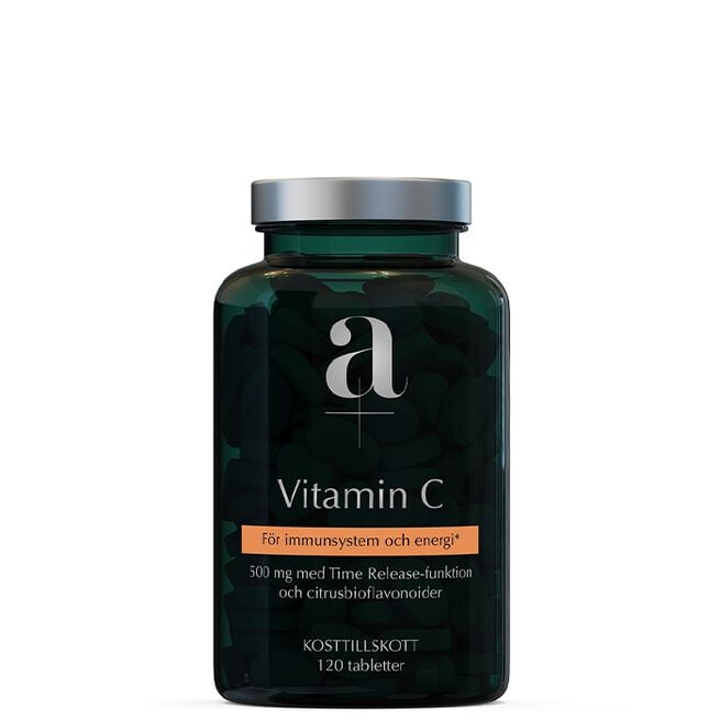 Vitamin C 500mg Time Release 120 tabletter  Vitamin C 500mg Time Release 120 tabletter