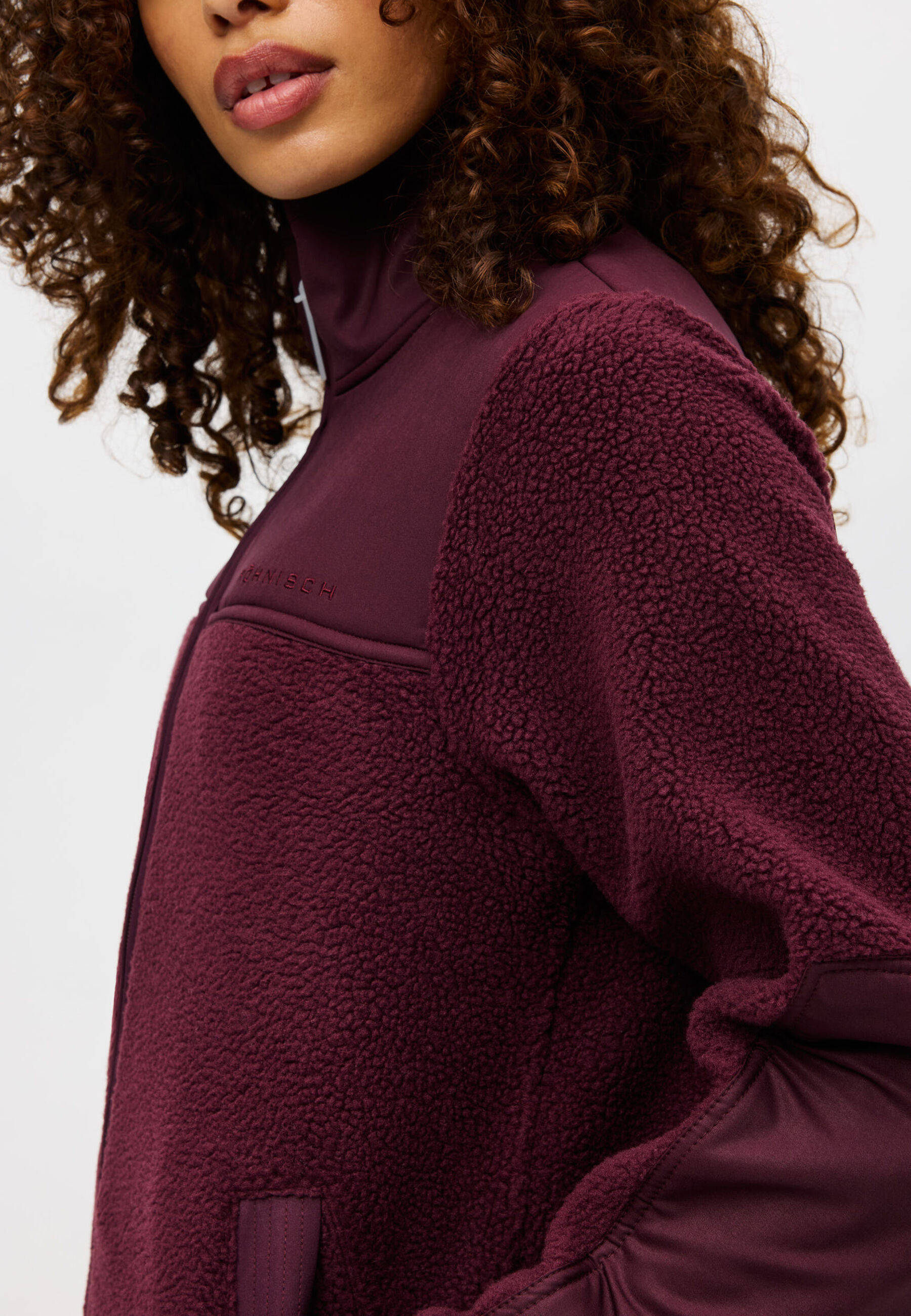 Phoebe Pile Jacket Lila