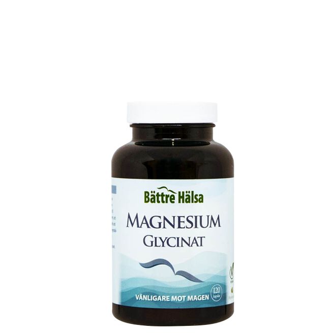 Magnesiumglycinat, 120 kapslar 