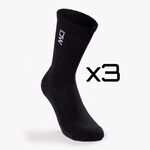 Training Unisex Socks 3-pack, Black, 42-44 