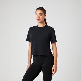 Borg Cropped T-shirt, Black Beauty, L  Borg Cropped T-shirt Svart