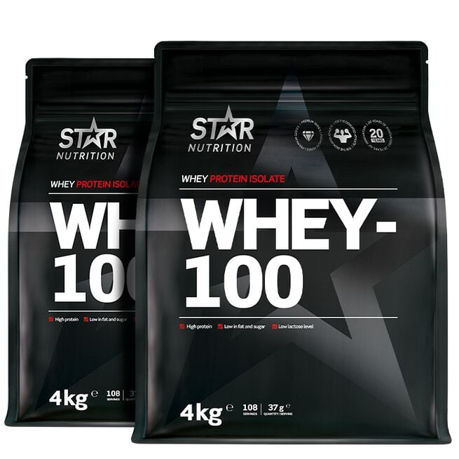 Star nutrition whey-100 protein pulver BIG BUY Whey-100 Vassleprotein 8 kg