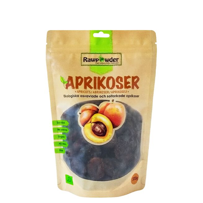 Rawpowder Aprikoser Soltorkade 300 g Aprikoser Soltorkade 300 g
