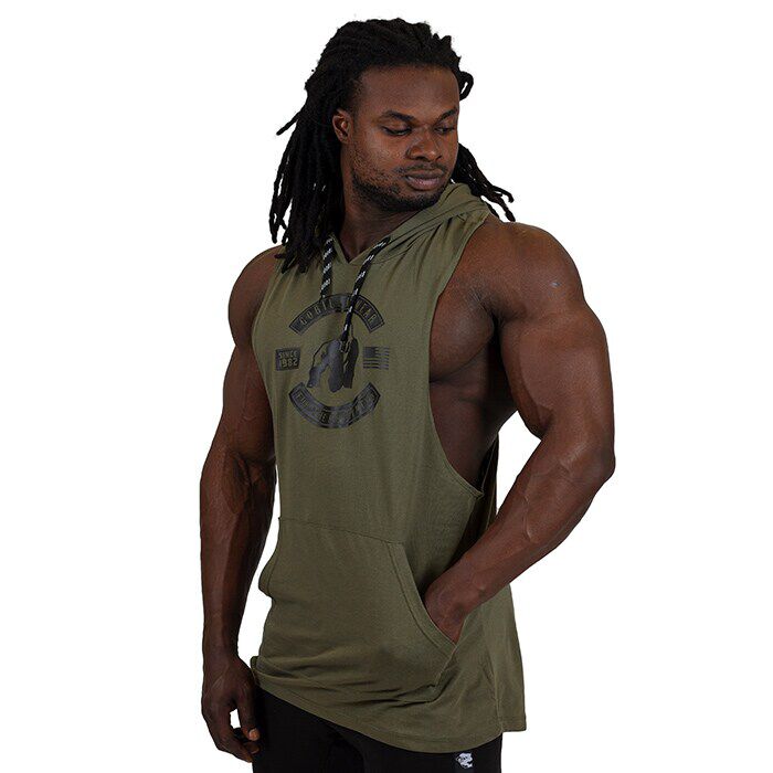 Lawrence Hooded Tank Top, Army