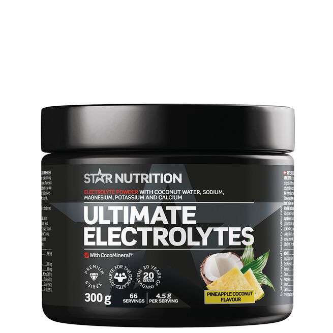 Ultimate Electrolytes, 300g, Pineapple Coconut Ultimate Electrolytes Vätskeersättningpulver 300 g Pineapple Coconut