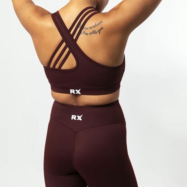 RX Performance Grace Sports Bra, Burgundy Grace Sports Bra, Burgundy