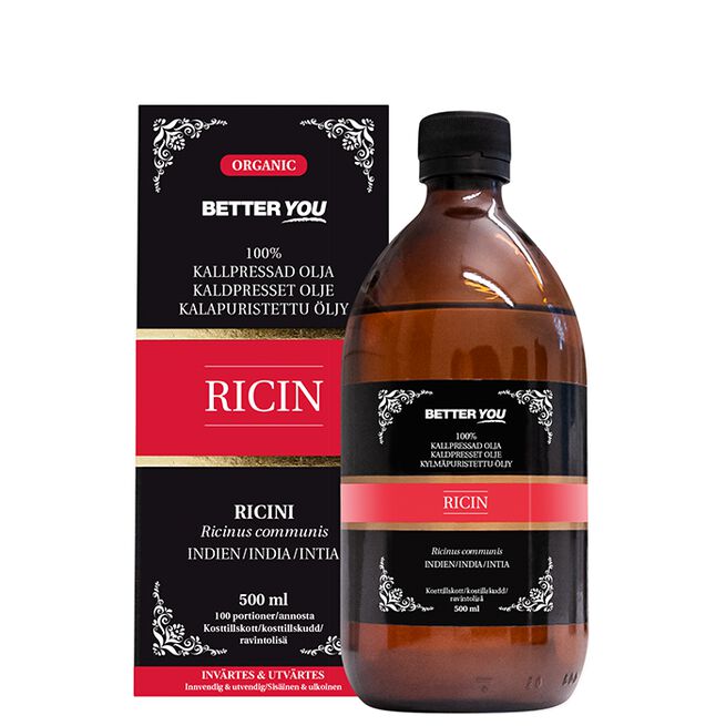 Better You Kallpressad Ricinolja 500 ml Kallpressad Ricinolja 500 ml