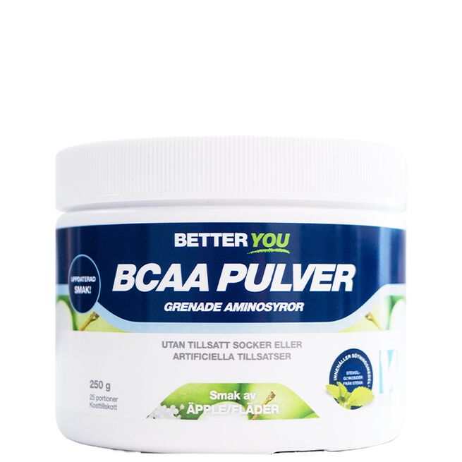 Naturligt Bcaa Pulver, 250 g Better You Äpple/Fläder Naturligt BCAA Pulver 250 g Äpple/Fläder