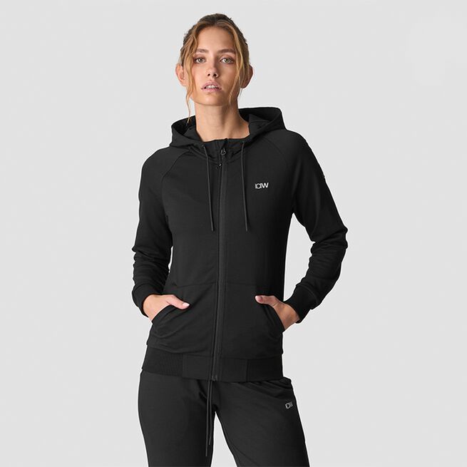 Activity Zip Hoodie, Black, M  Activity Zip Hoodie Svart