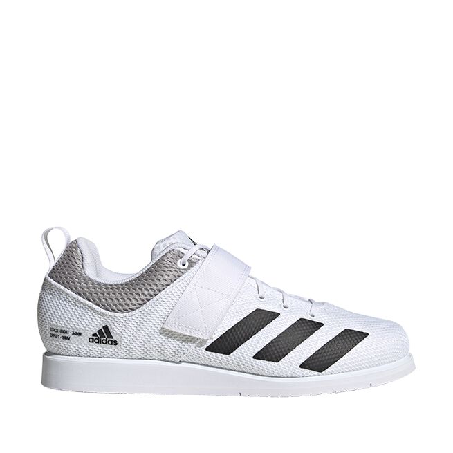 Adidas Powerlift 5, White/Black/Grey, 40 2/3 Powerlift 5 Skor Vit Svart Grå