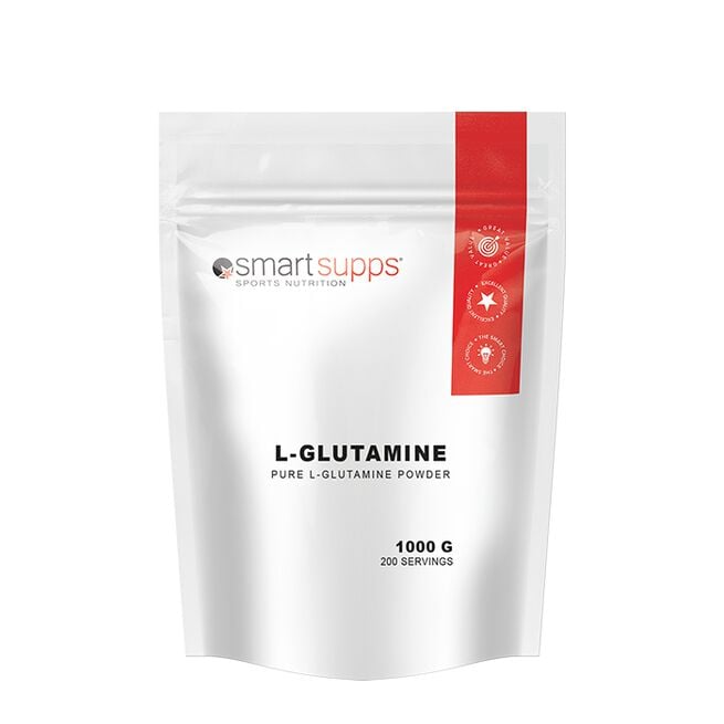 SmartSupps L-glutamine, 1 kg 100% L-glutamine 1 kg