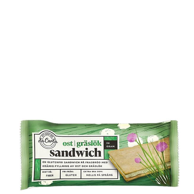 Sandwich glutenfri ost & gräslök 26 g Sandwich glutenfri ost & gräslök 26 g