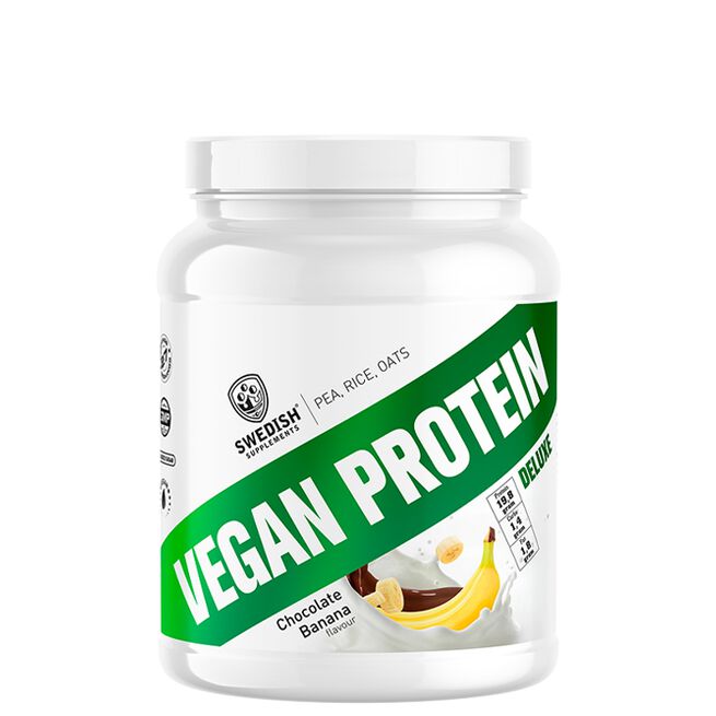 Vegan Protein Deluxe, 750 g Chocolate Banana Vegan Protein Deluxe 750 g Chocolate Banana