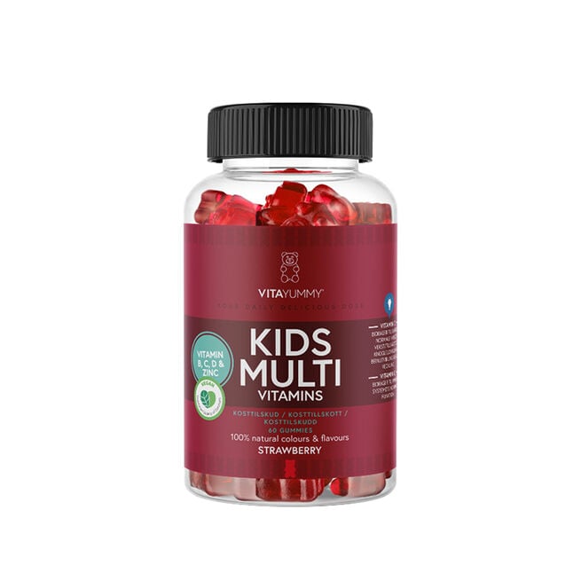 Multivitamin Barn Jordgubb 60 Gummies Multivitamin Barn 60 Gummies Jordgubb Jordgubb