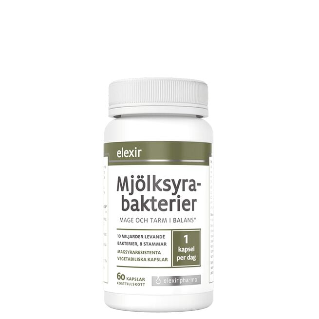 Mjölksyrabakterier 60 kapslar Mjölksyrabakterier 60 kapslar