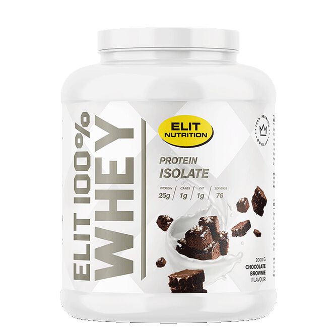 ELIT 100% Whey 2000 g Chocolate Brownie ELIT 100% Whey Vassleprotein 2000 g Chocolate Brownie