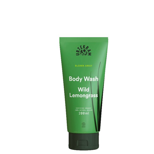 Blown Away Wild Lemongrass Body Wash, 200 ml Urtekram