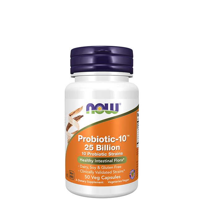 NOW Foods Probiotix-10 25 Billion 50 kapslar Probiotic-10 25 Billion 50 kapslar