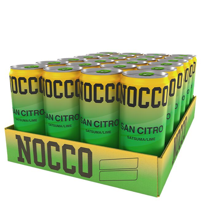 24 x NOCCO BCAA, 330 ml, San Citro Satumas/Lime Flak 24 x NOCCO BCAA 330 ml San Citro Summer Edition