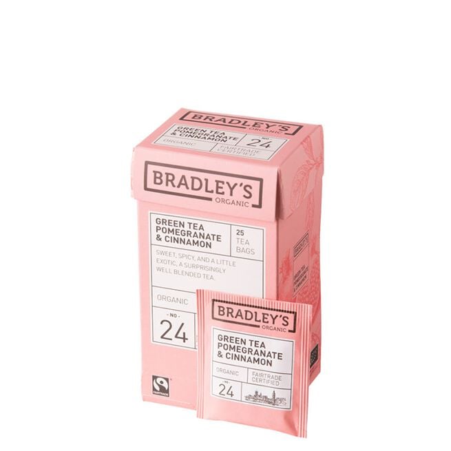 Bradley´s Grönt Te Granatäpple & Kanel 43,75 g Grönt Te Granatäpple & Kanel 43,75 g