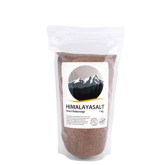 Himalayasalt Svart Fint 1 kg 