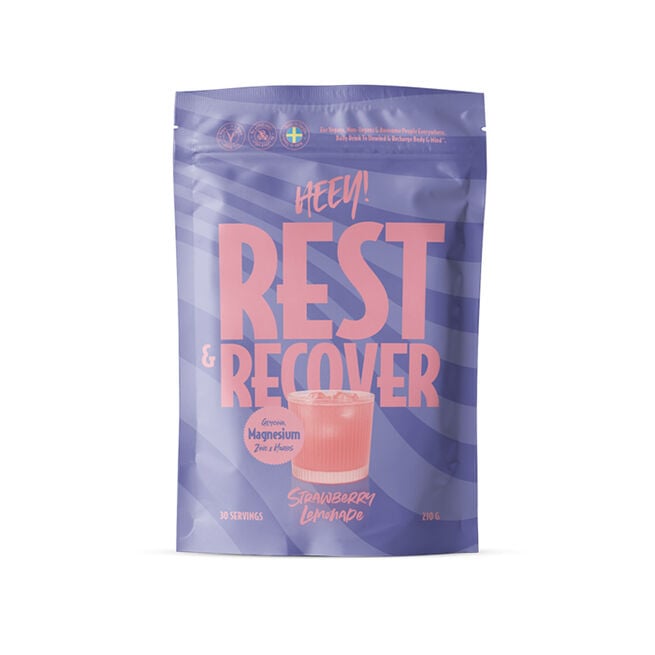 Rest & Recover Magnesium, Strawberry Lemonade, 210 g Rest & Recover Magnesium, Strawberry Lemonade, 210 g Strawberry Lemonade