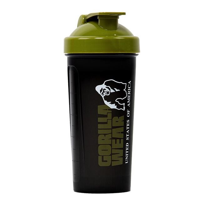 Shaker XXL 1000 ml, Black/Army green  Shaker XXL Svart/Grön 1000 ml