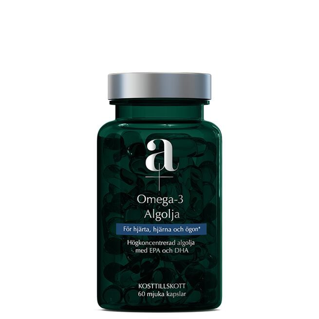 Alpha Plus Omega-3 Algolja 60 mjuka kapslar Omega-3 Algolja 60 mjuka kapslar