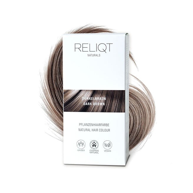 Natural Hair Colour Dark Brown 100g Naturlig Hårfärg Mörkbrun 100g
