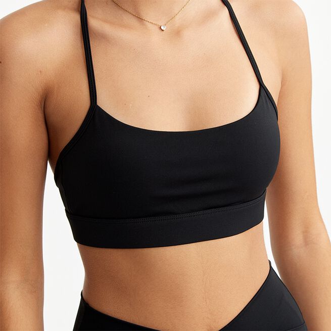 Ultimate Mini Strap Bra, Black, XS  Sport-Bh Svart