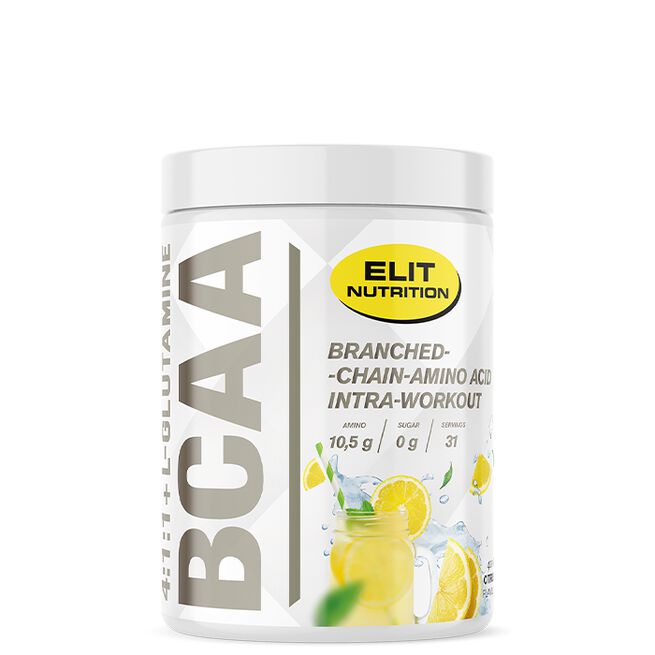 ELIT BCAA 4:1:1 + L-glutamine, 400 g, Citrus ELIT BCAA 4:1:1 + L-glutamine, 400 g Citrus