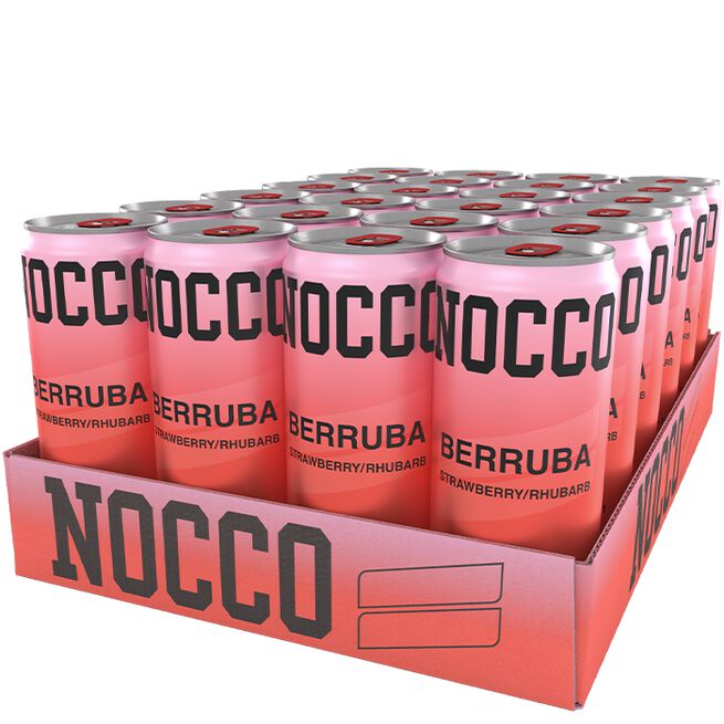 24 x NOCCO BCAA, 330 ml, Berruba Summer Edition Flak 24 x NOCCO BCAA 330 ml Berruba Summer Edition