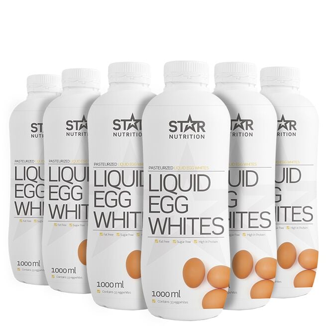 Star nutrition liquid egg white äggvita 6 x Flytande äggvita, BIG BUY 1000 ml