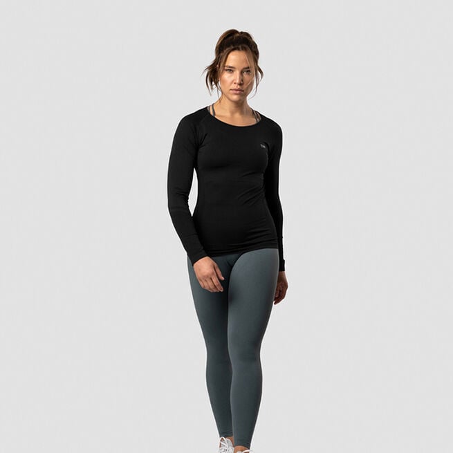 Everyday Seamless LS, Black, L  Everyday Seamless LS, Black