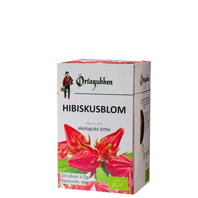 Hibiscusblom Blomma Te, 20 påsar