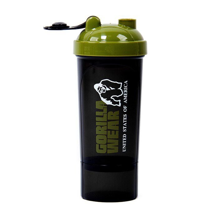 Shaker Compact Svart/Gr&ouml;n 400 ml + 100 ml