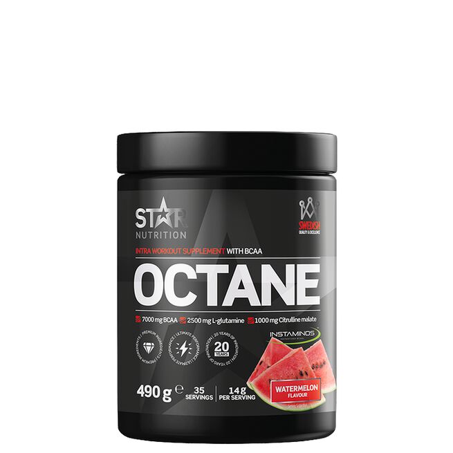 Star nutrition Octane watermelon vattenmelon Octane Intra Workout BCAA Pulver 490 g Watermelon Madness