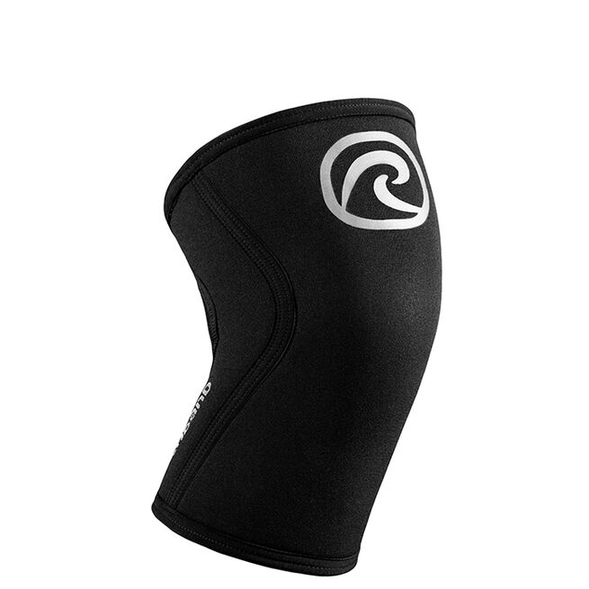 RX Knee Sleeve 5 mm Silver Black XS RX Knäskydd 5 mm Svart Silver